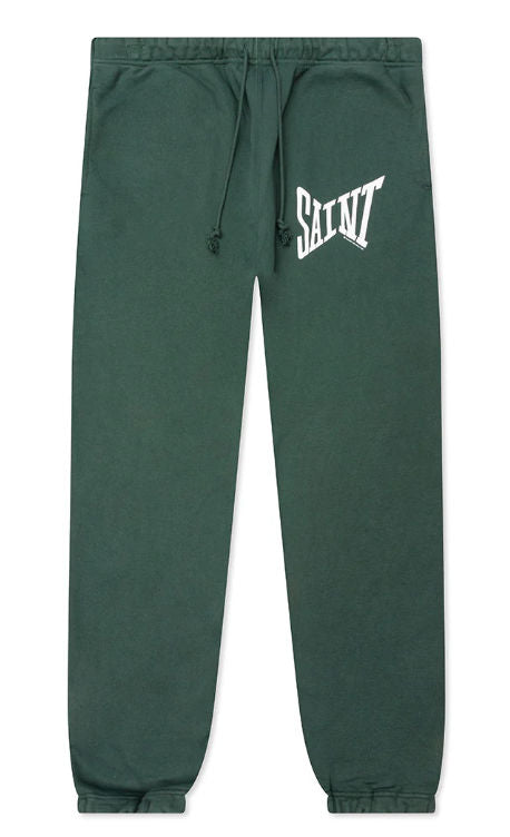 Saint Michael Ribbon Saint Sweatpants Green