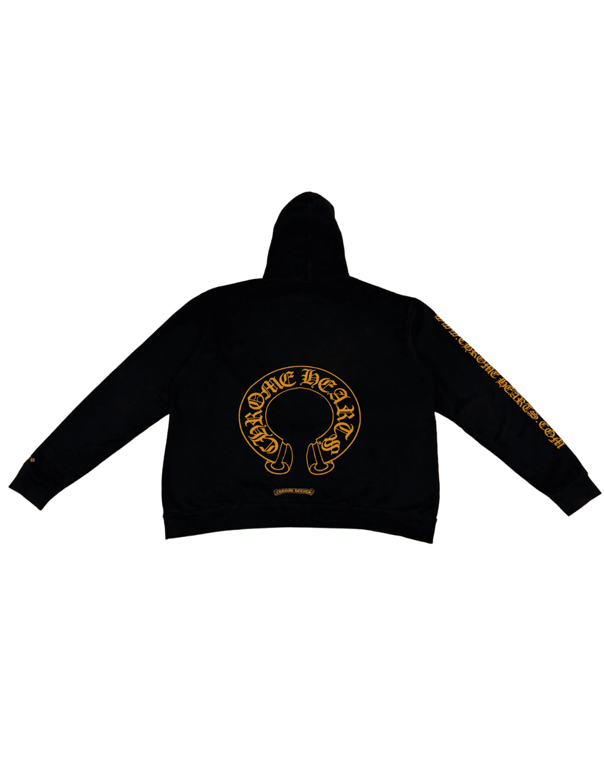 Chrome Hearts Online Exclusive Hoodie Black/Orange - Lightly Used Size L