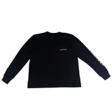 Chrome Hearts Scroll Logo L/S Pocket T-shirt Black - Pre-Owned Size XXL