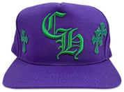 Chrome Hearts CH Multi Patch Trucker Hat Purple/Green