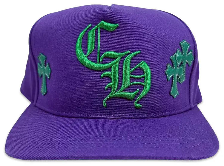 Chrome Hearts CH Multi Patch Trucker Hat Purple/Green