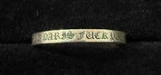 Chrome Hearts Paris Exclusive Fuck You Spacer Ring