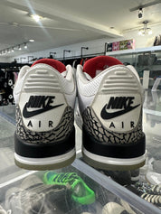 Jordan 3 Retro Free Throw Line White Cement - Pre-Owned Size 8.5 (No original box)