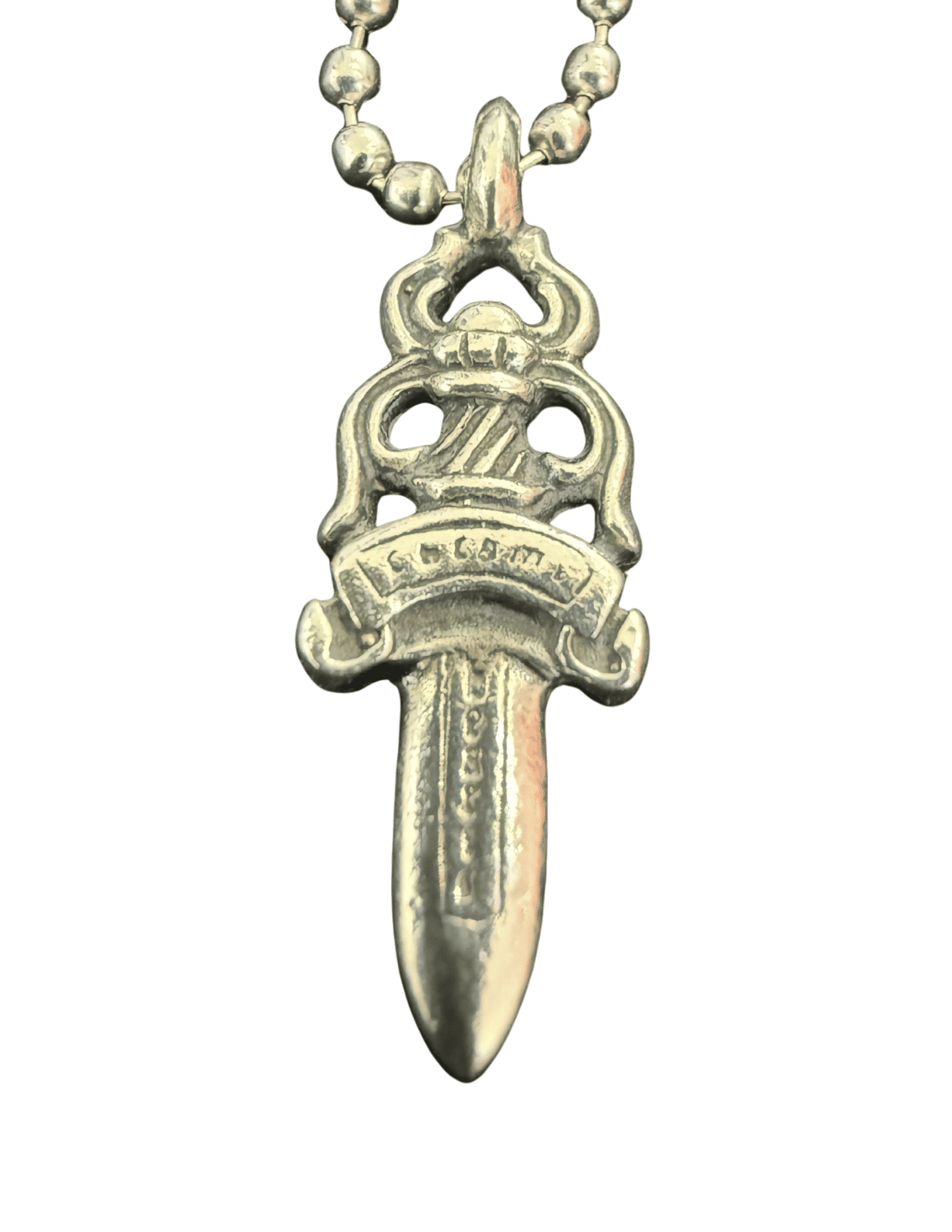Chrome Hearts #5 Dagger Charm Pendant - Lightly Used