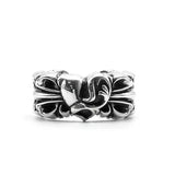 Chrome Hearts Double Floral Heart Ring