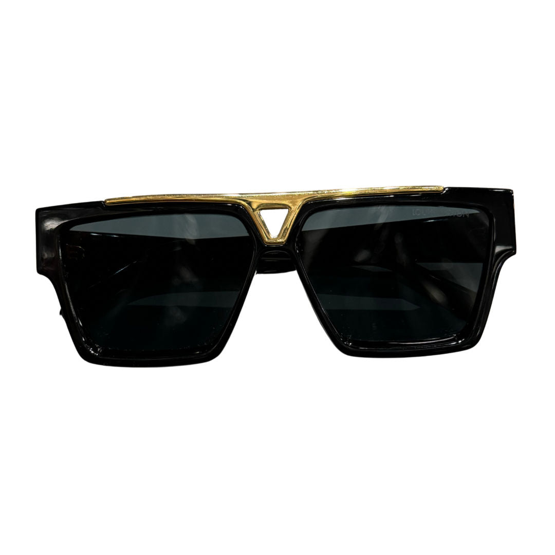 Louis Vuitton Evidence Sunglasses Black Gold (Preowned) - Pre-Owned
