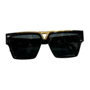 Louis Vuitton Evidence Sunglasses Black Gold (Preowned) - Pre-Owned