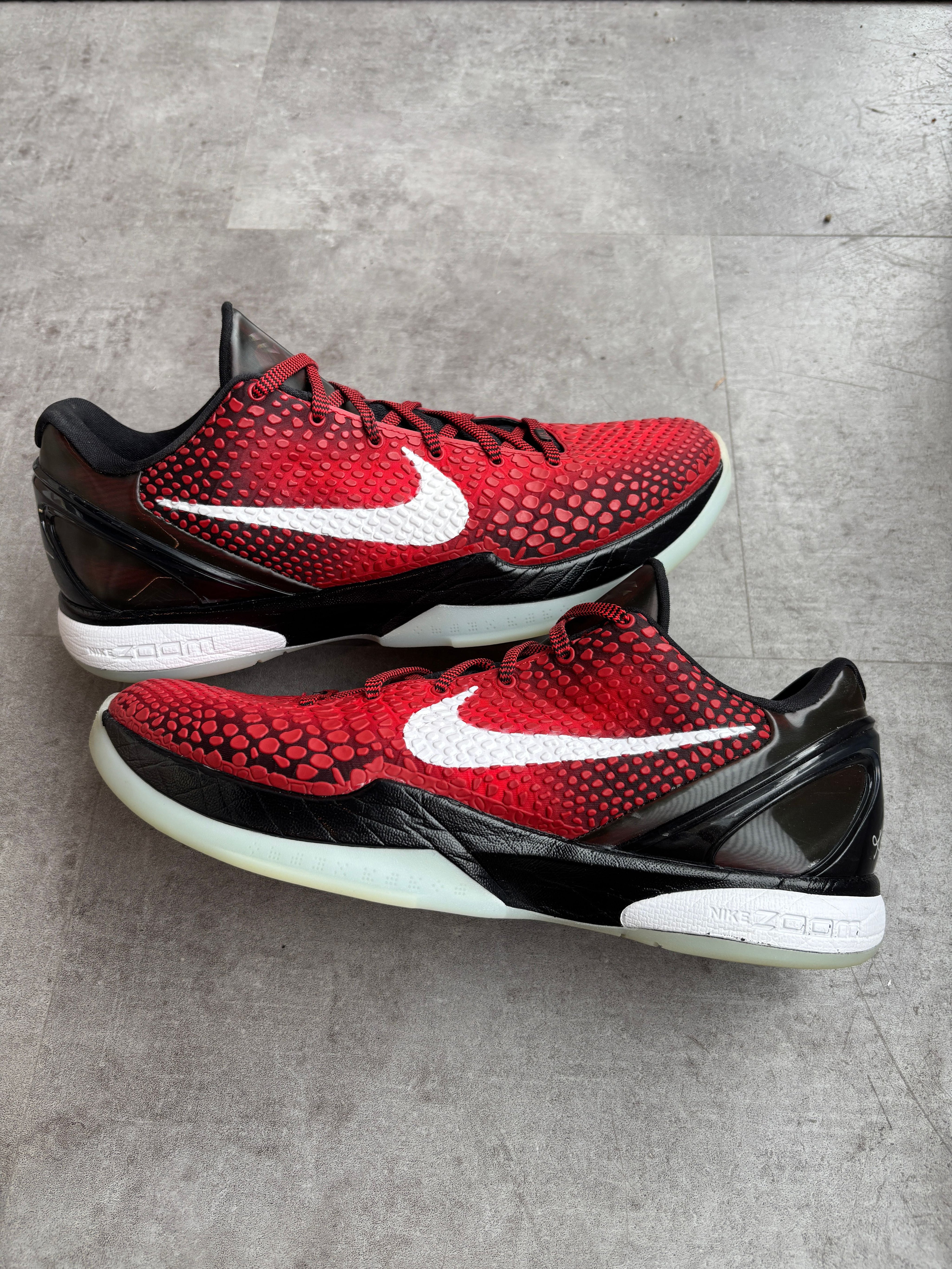 Nike Kobe 6 Protro Challenge Red All-Star (2021) - Pre-Owned Size 12.5 (No Original Box)