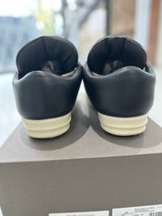 Rick Owens Jumbo Lace Padded Sneaks Low Black Milk - Pre-Owned Size 41 (Replacement box)