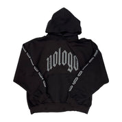 Balenciaga No Logo Distressed Hoodie Black - Pre-Owned Size S