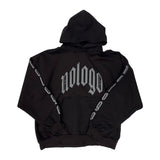 Balenciaga No Logo Distressed Hoodie Black - Pre-Owned Size S