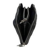 Chrome Hearts All Over Cemetery Scroll Full Zip Wallet - Lightly Used