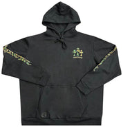 Chrome Hearts Camo Triple Cross Horseshoe Pull Over Hoodie Black - Pre-Owned Size M