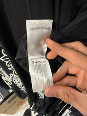 Chrome Hearts Floral Horseshoe Logo L/S T-Shirt Black - Lightly Used Size M
