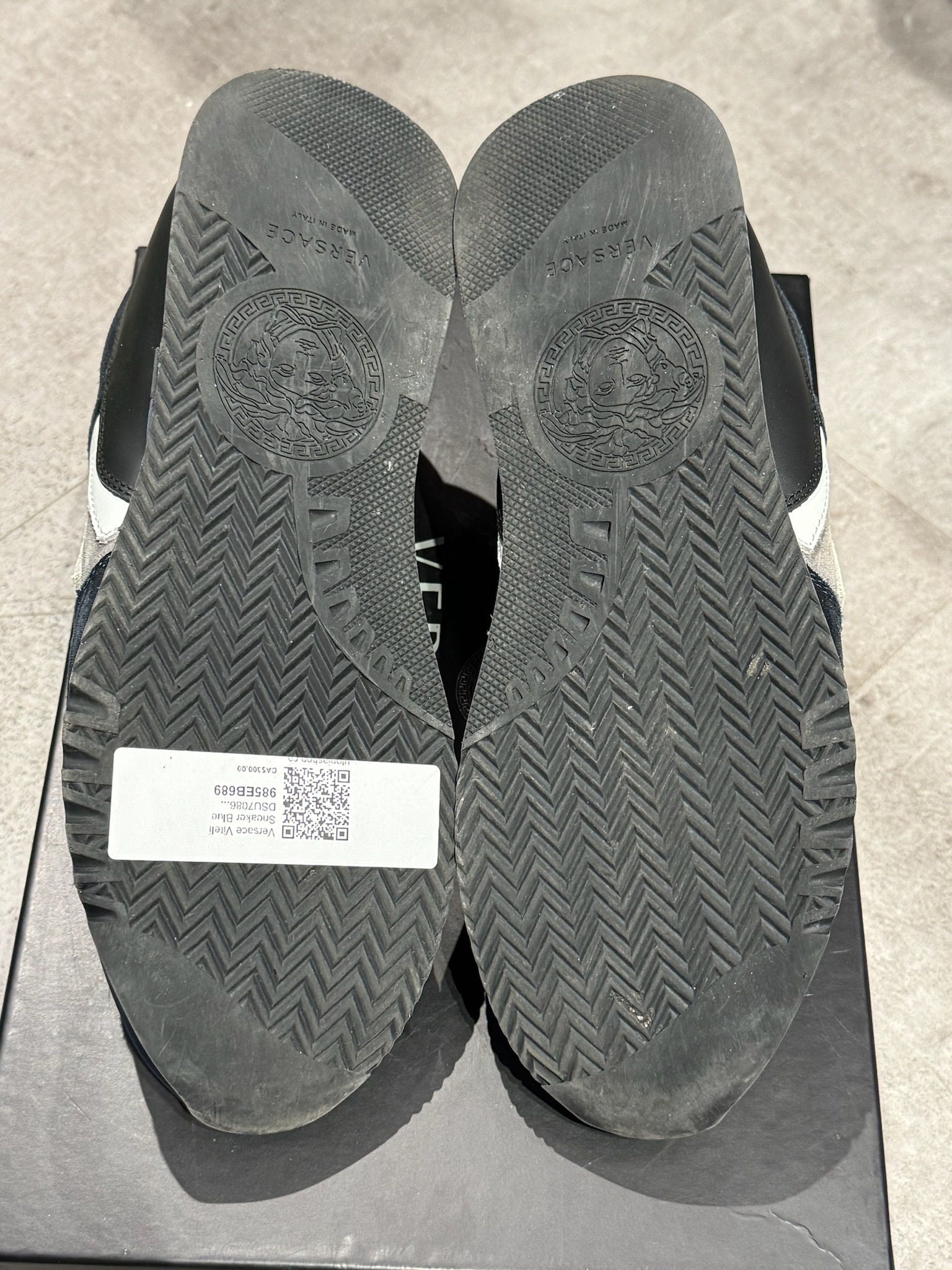 Versace Viteli Sneaker Blue DSU7086S - Pre-Owned Size 42