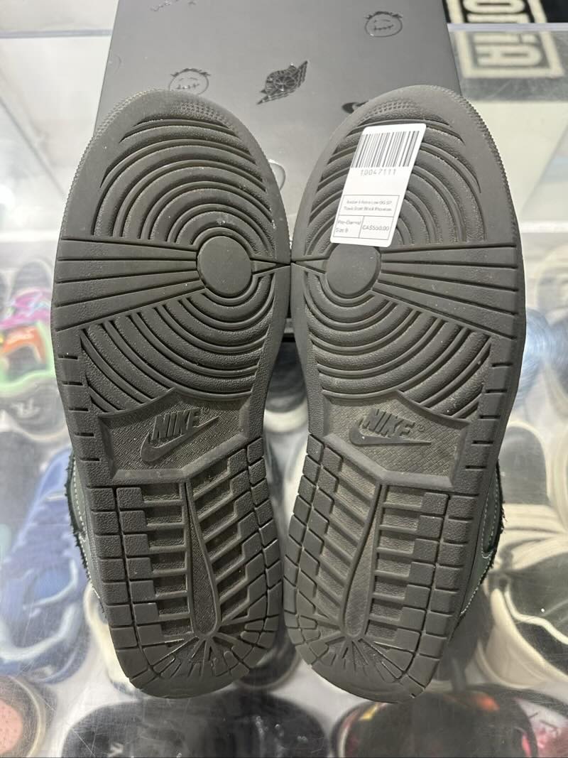 Jordan 1 Retro Low OG SP Travis Scott Black Phantom - Pre-Owned Size 9