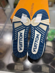 Louis Vuitton LV Trainer Monogram Denim White Blue - Worn Once LV 8.5/10M