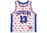 Supreme Mitchell & Ness Monogram Basketball Jersey White
