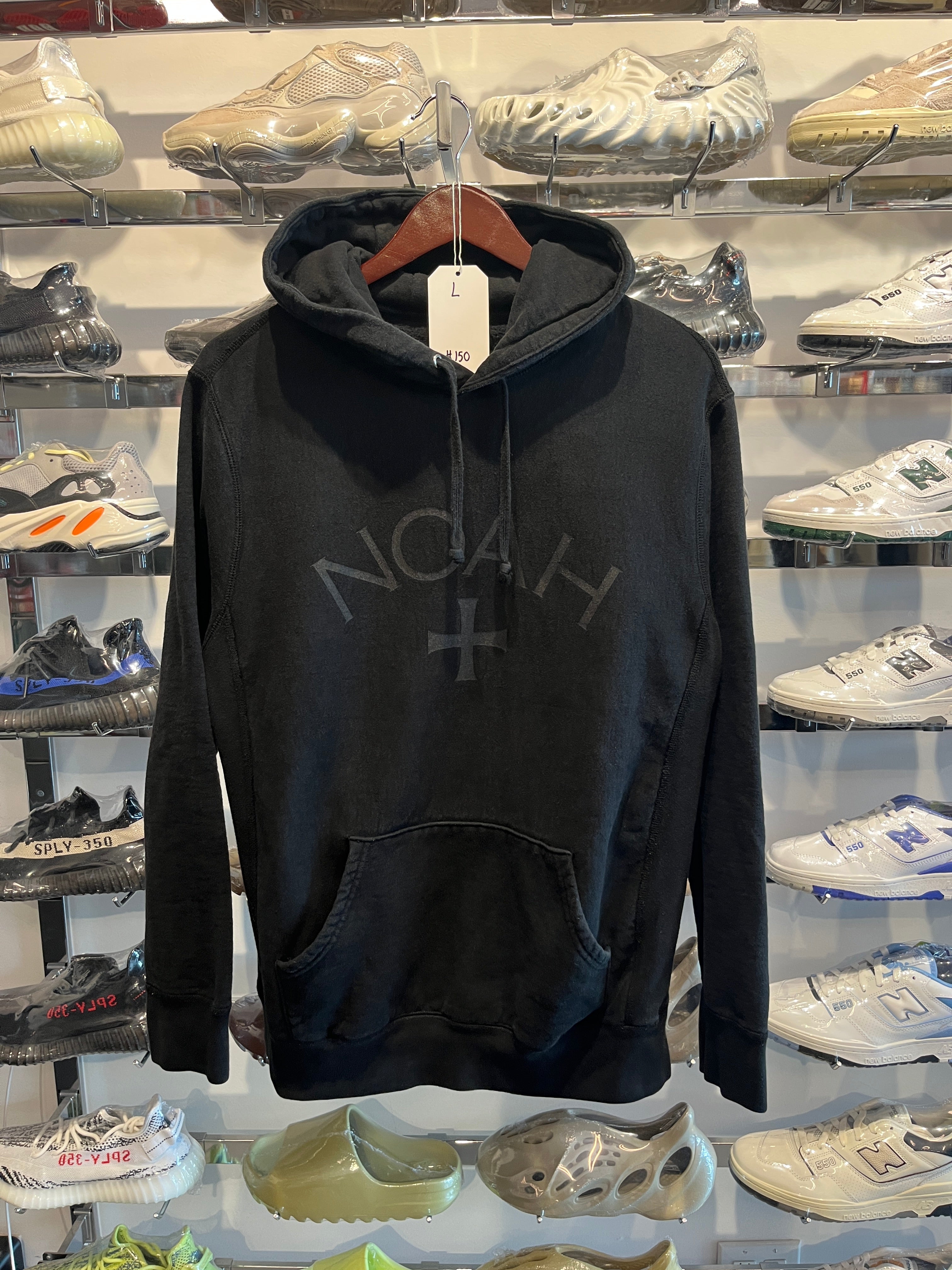 Noah Core Logo Hoodie Tonal Black - Pre-Owned Size L