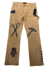 Amiri Rhee Studio Carpenter Pant Ermine