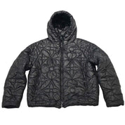 Louis Vuitton Black Flower Monogram Reversible Puffer Jacket - Gently Used Size M
