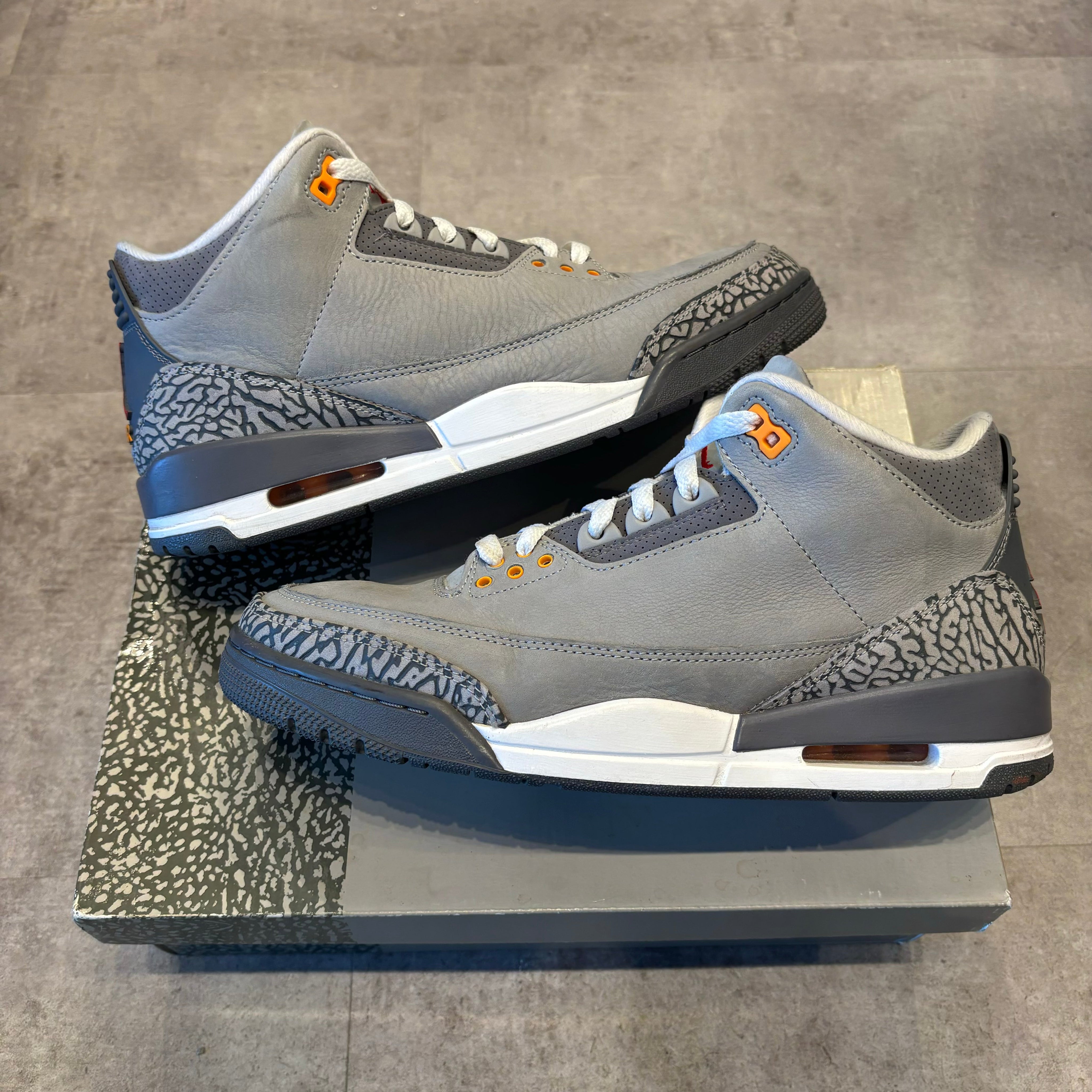 Jordan 3 Retro Cool Grey (Preowned Size 10.5)