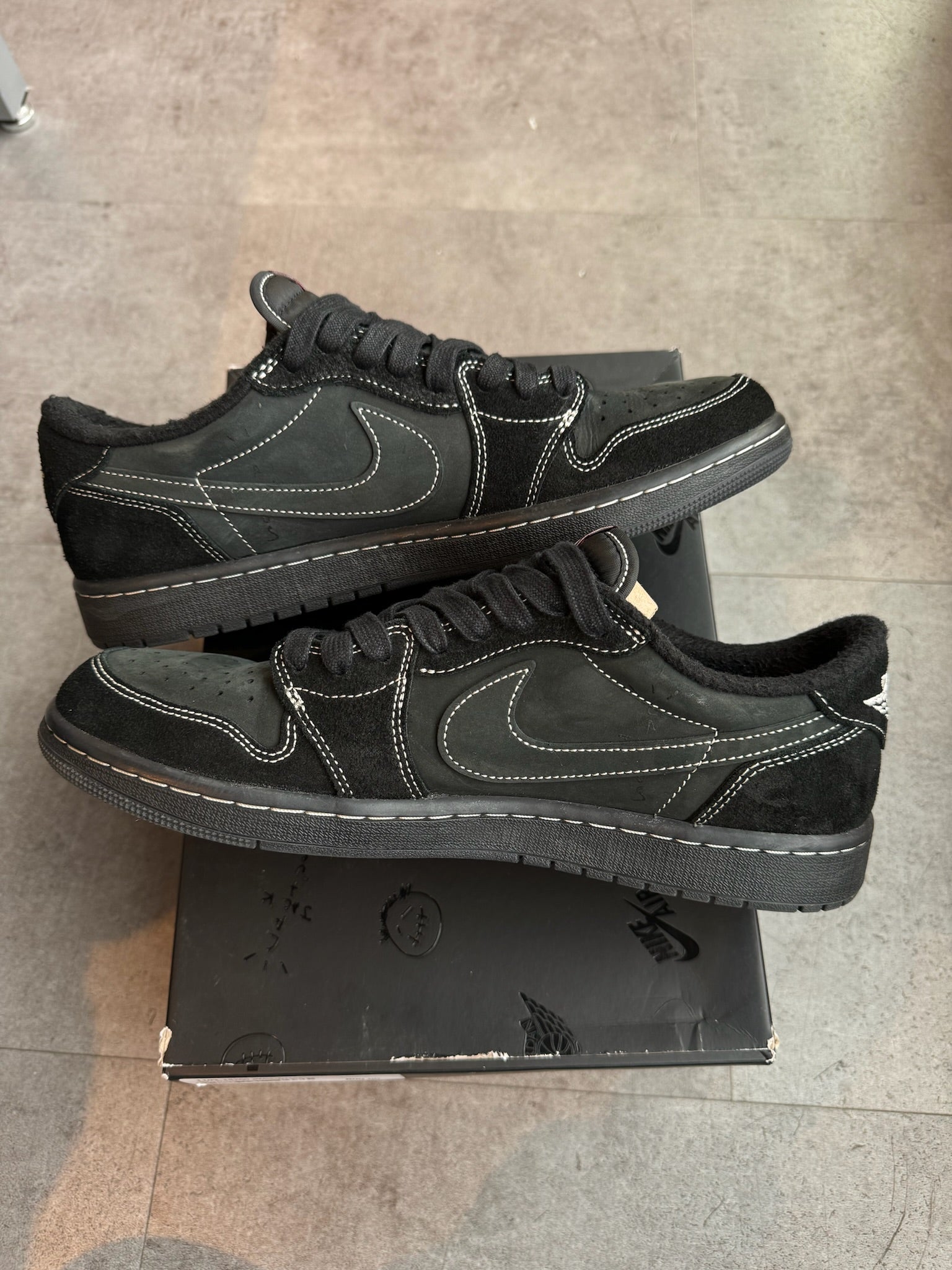 Jordan 1 Retro Low OG SP Travis Scott Black Phantom (Preowned Size 11)