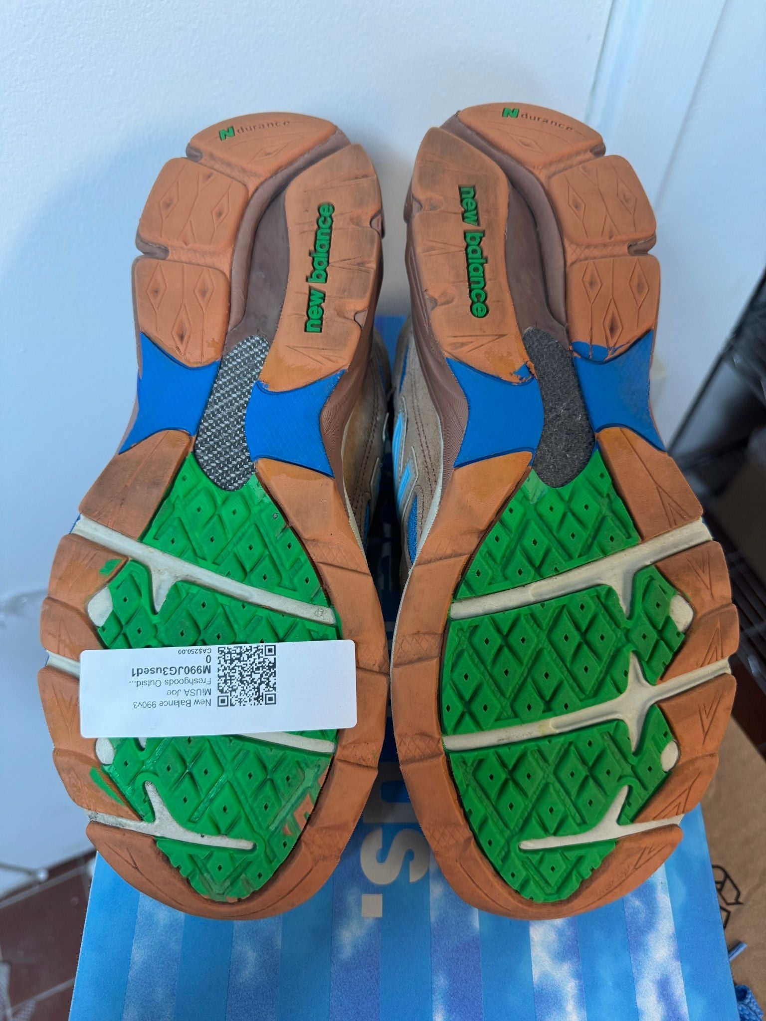 New Balance 990v3 MiUSA Joe Freshgoods Outside Clothes - Pre-Owned Size 10