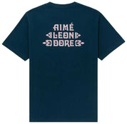 AIime Leon Dore Fleur Logo Tee Moonlight Ocean