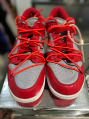 Nike Dunk Low Off-White University Red - Pre-Owned Size 11