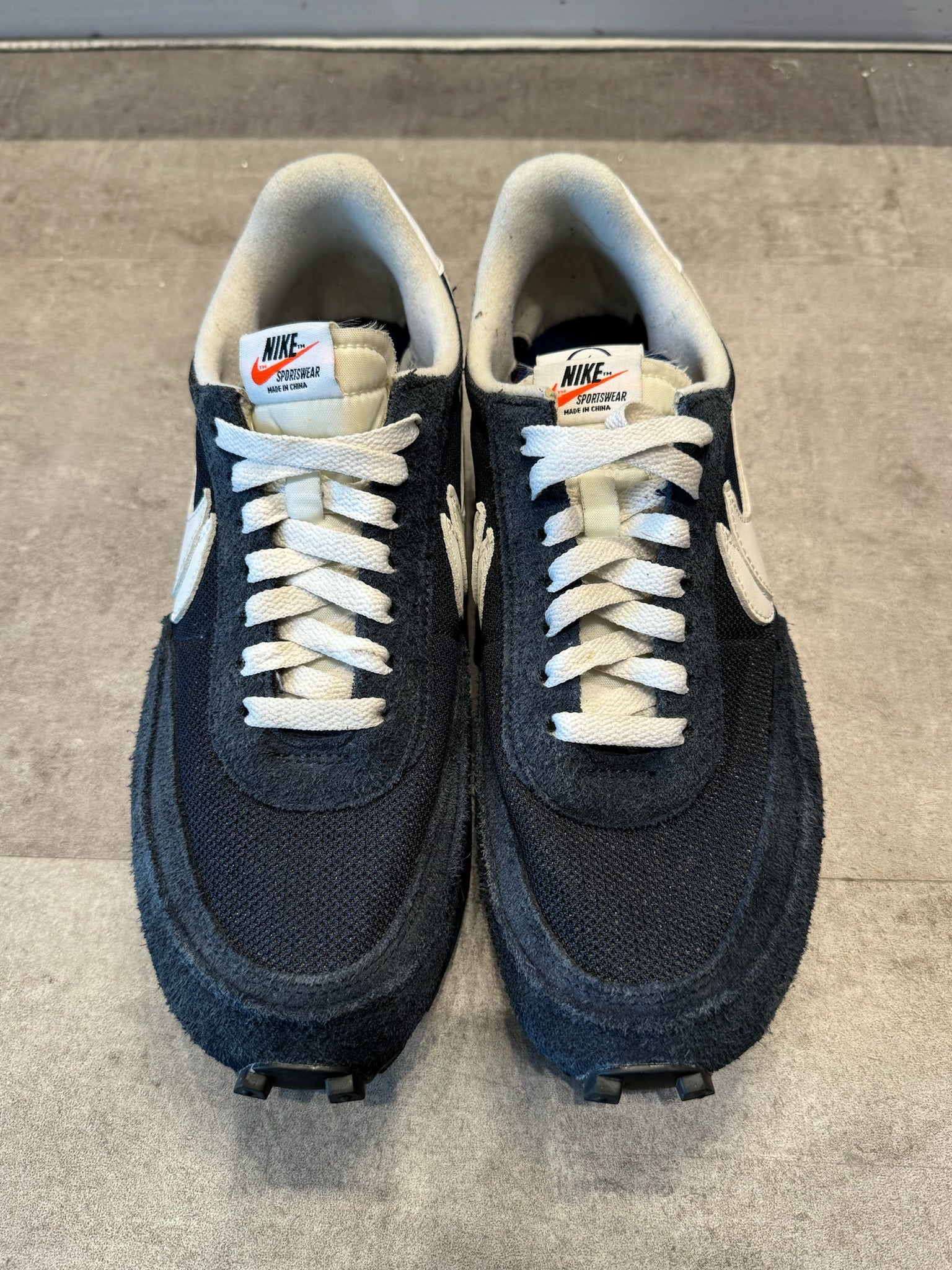 Nike X Sacai Ldwaffle SF Fragment Blue Void - Pre-Owned Size 9.5