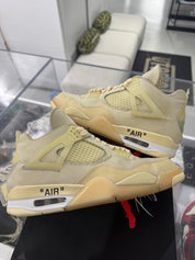 Jordan 4 Retro Off-White Sail (Women's) - Pre-Owned Size 8.5M/10W