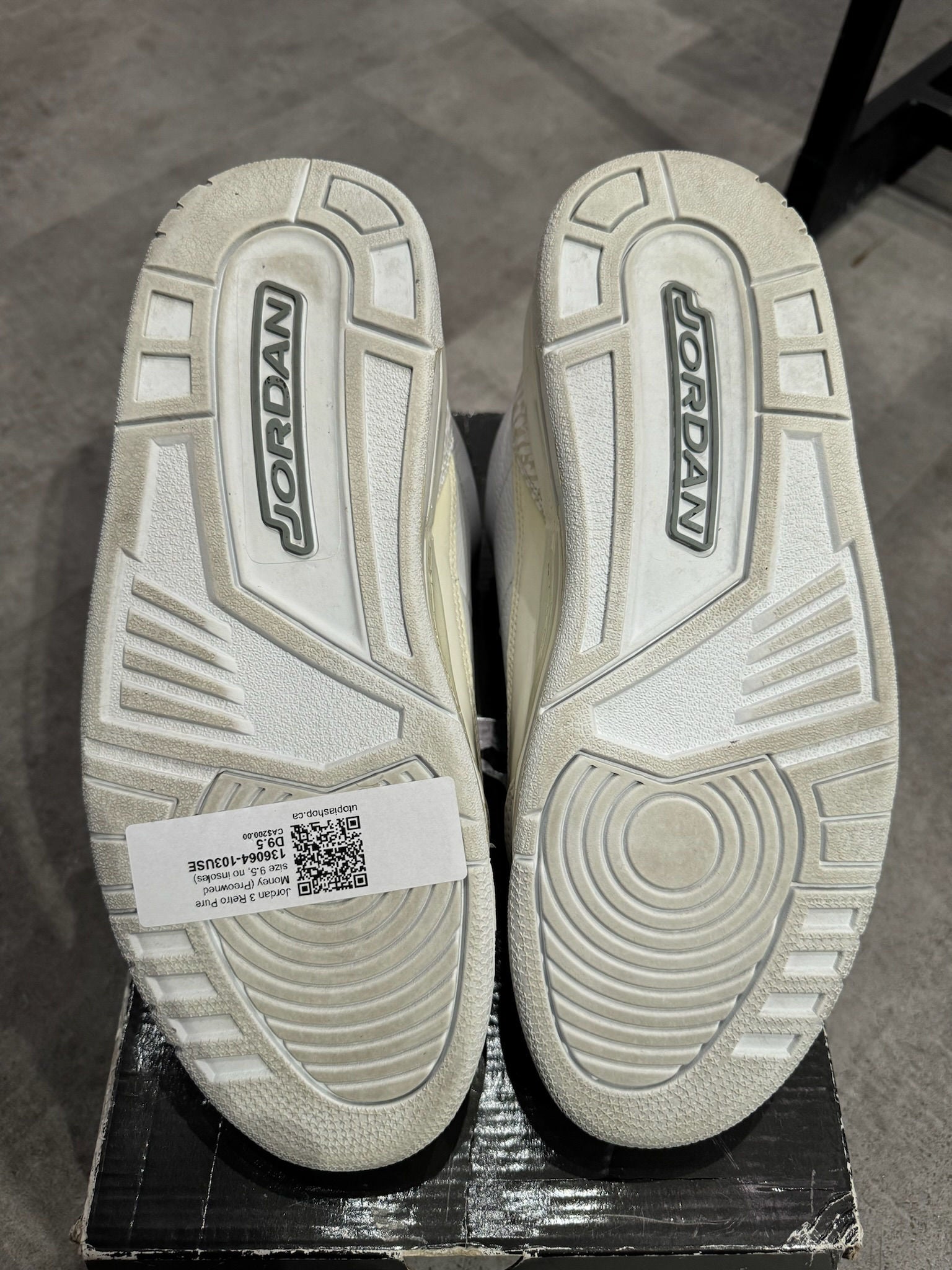 Jordan 3 Retro Pure Money - Pre-Owned Size 9.5 (No Insoles)