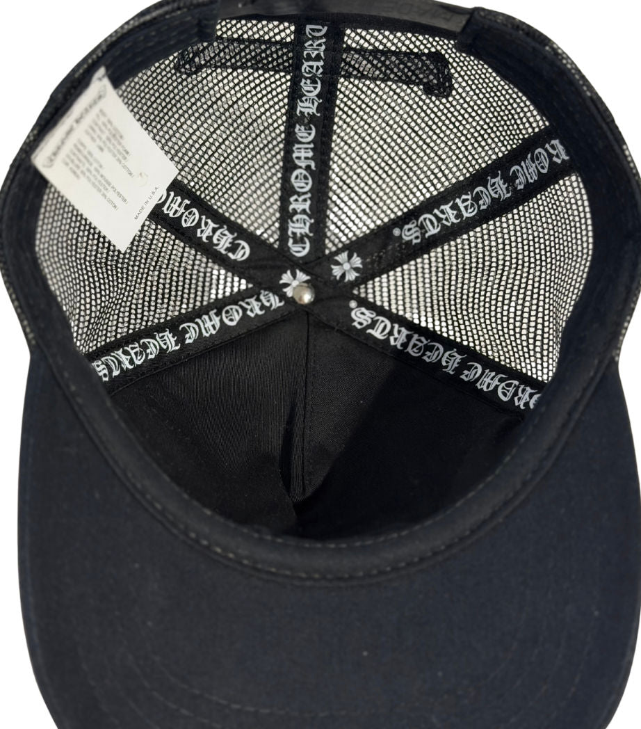 Chrome Hearts F*** Leather Patch White Trucker - Lightly Pre-Owned