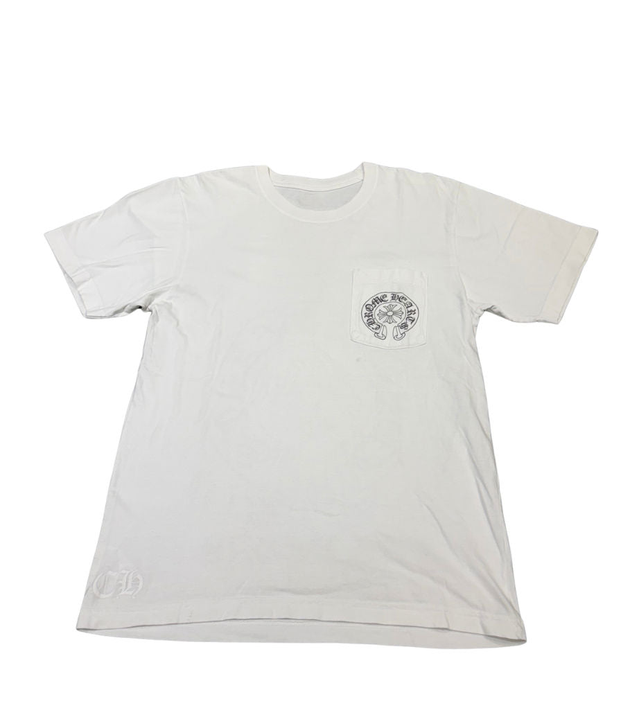 Chrome Hearts Las Vegas Exclusive Horseshoe Logo T-Shirt White - Lightly Used Size M