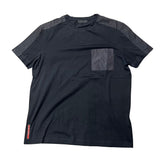 Prada Pocket Tee Black (Preowned Size L fits M) - Pre-Owned