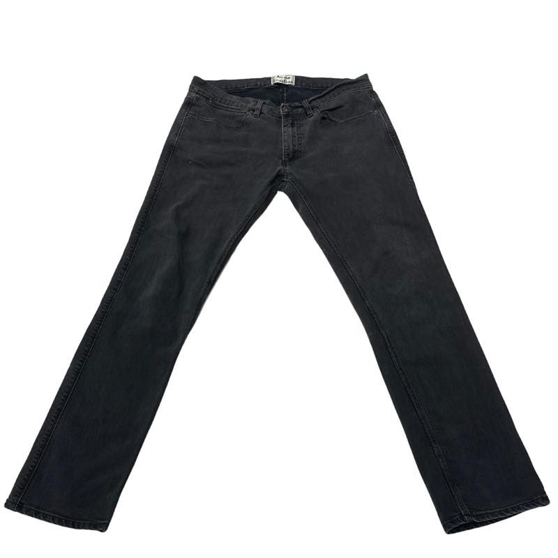 Acne Studios Max Black Cash Stonewash Denim Jeans, used, size 32 – photo 1 of 2