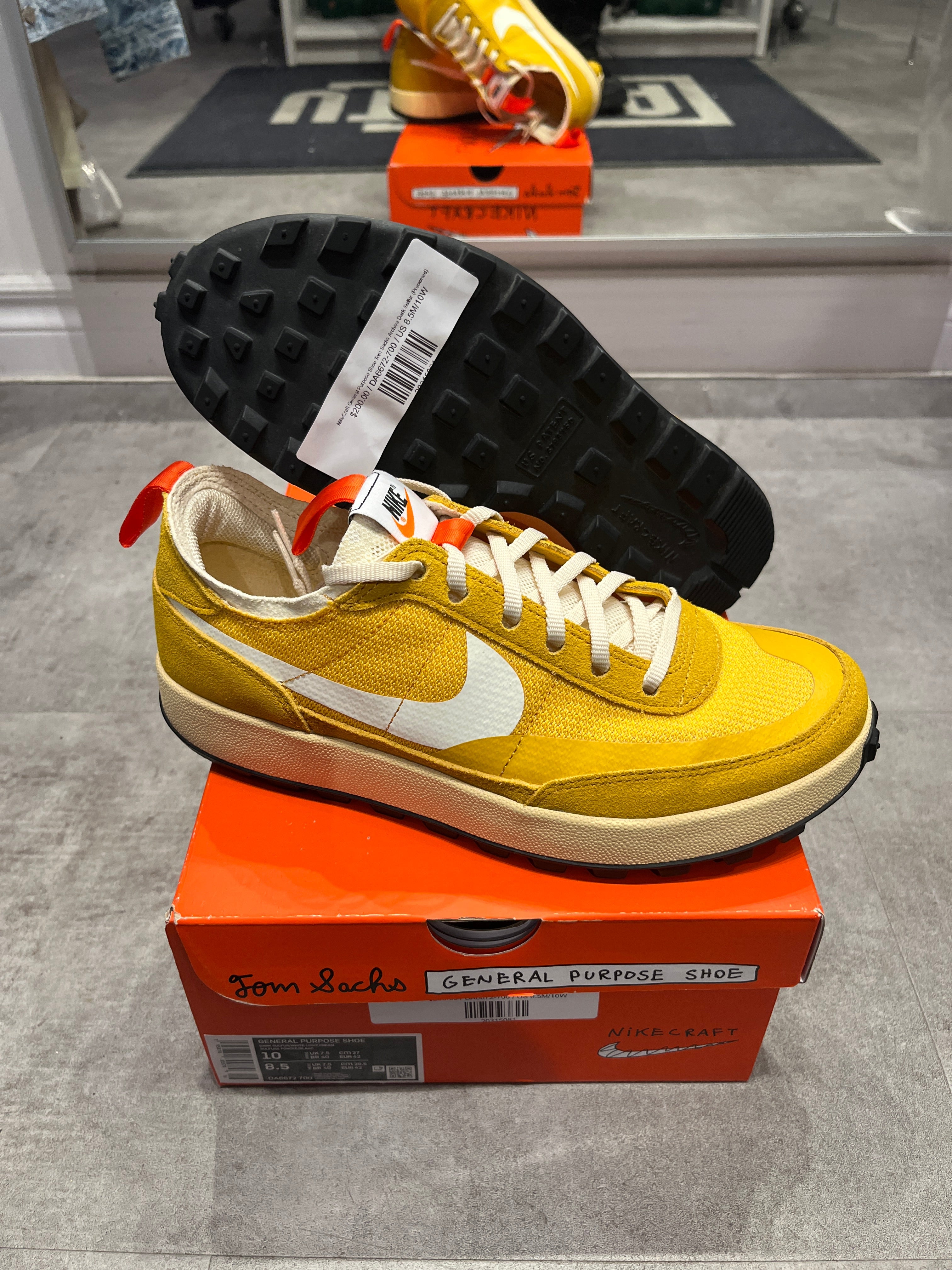 NikeCraft General Purpose Shoe Tom Sachs Archive Dark Sulfur (Preowned)