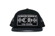 Chrome Hearts CH Las Vegas Trucker Hat Black/Black