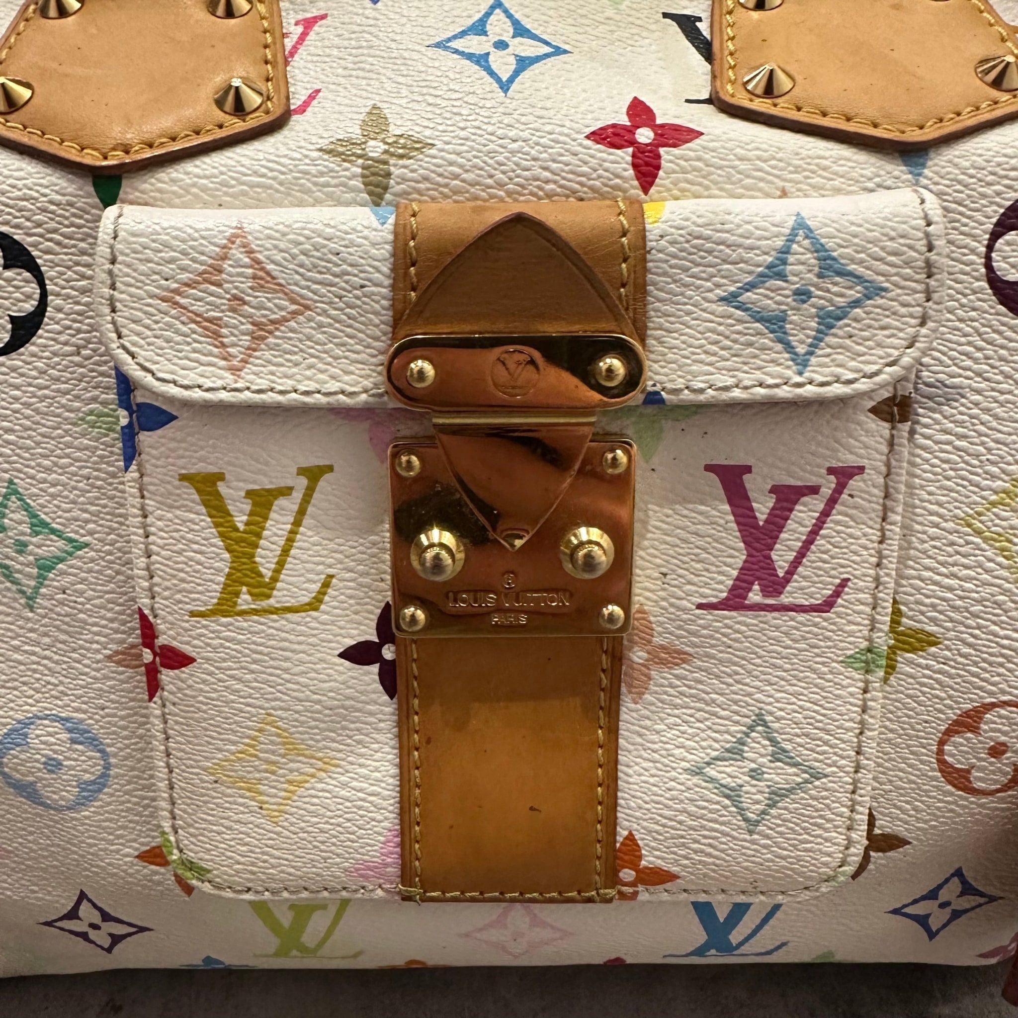 Louis Vuitton x Takashi Murakami Speedy 30 White Multicolour - Pre-Owned