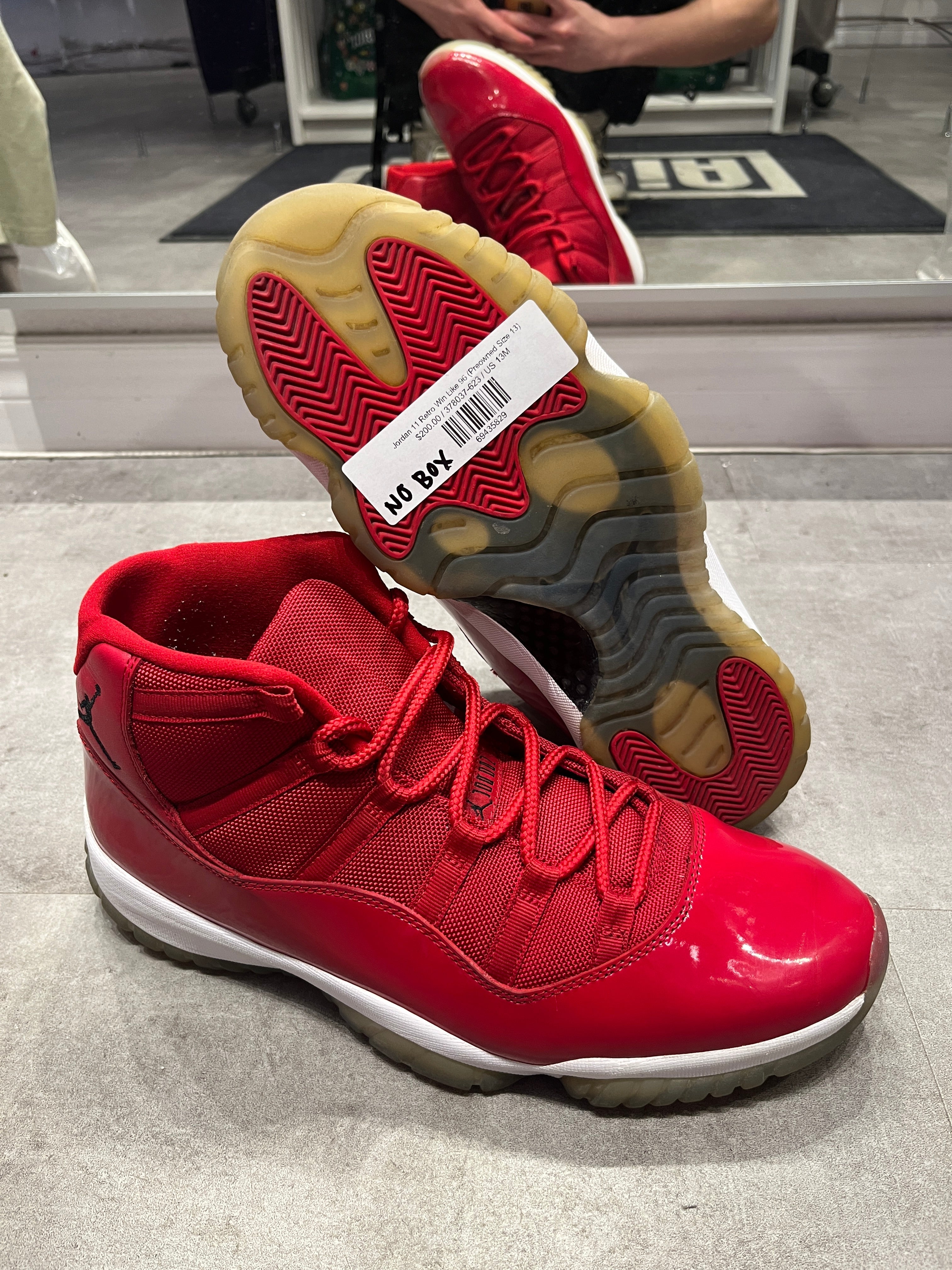 Jordan 11 Retro Win Like 96 (Preowned Size 13) - Pre-Owned