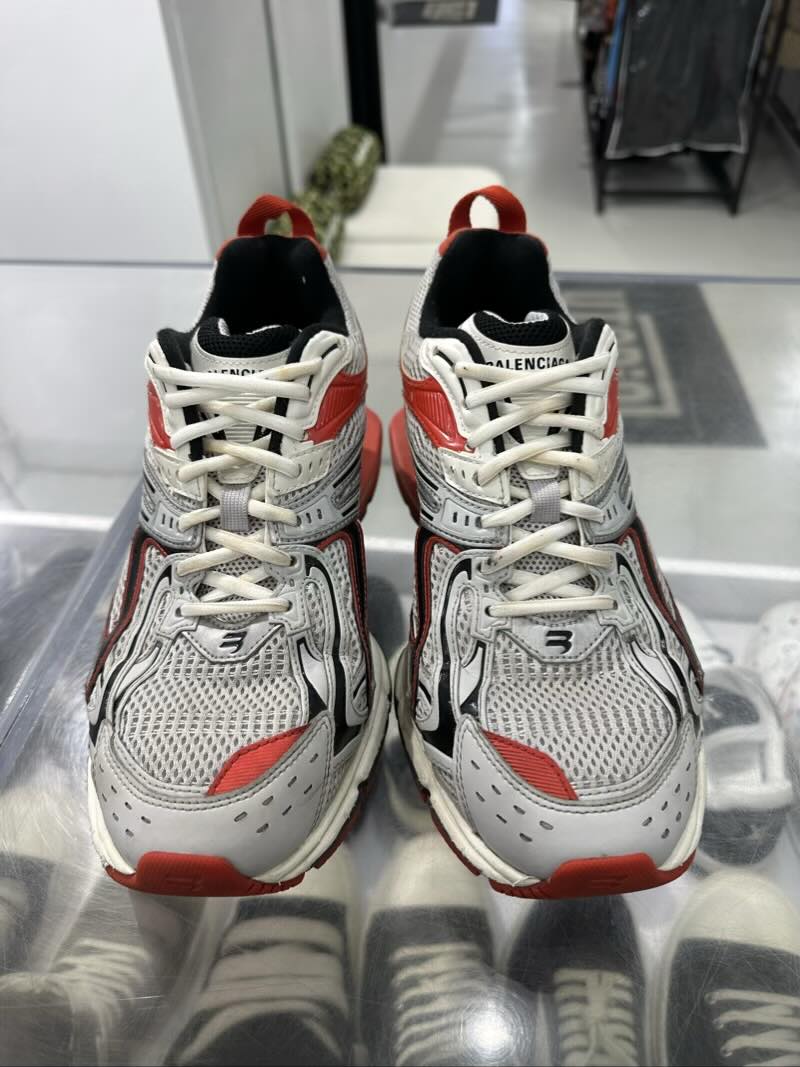 Balenciaga X-Pander Sneaker Red/Silver - Pre-Owned Size 8 (No original box)