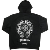 Chrome Hearts Paris Exclusive Horseshoe Hoodie Black