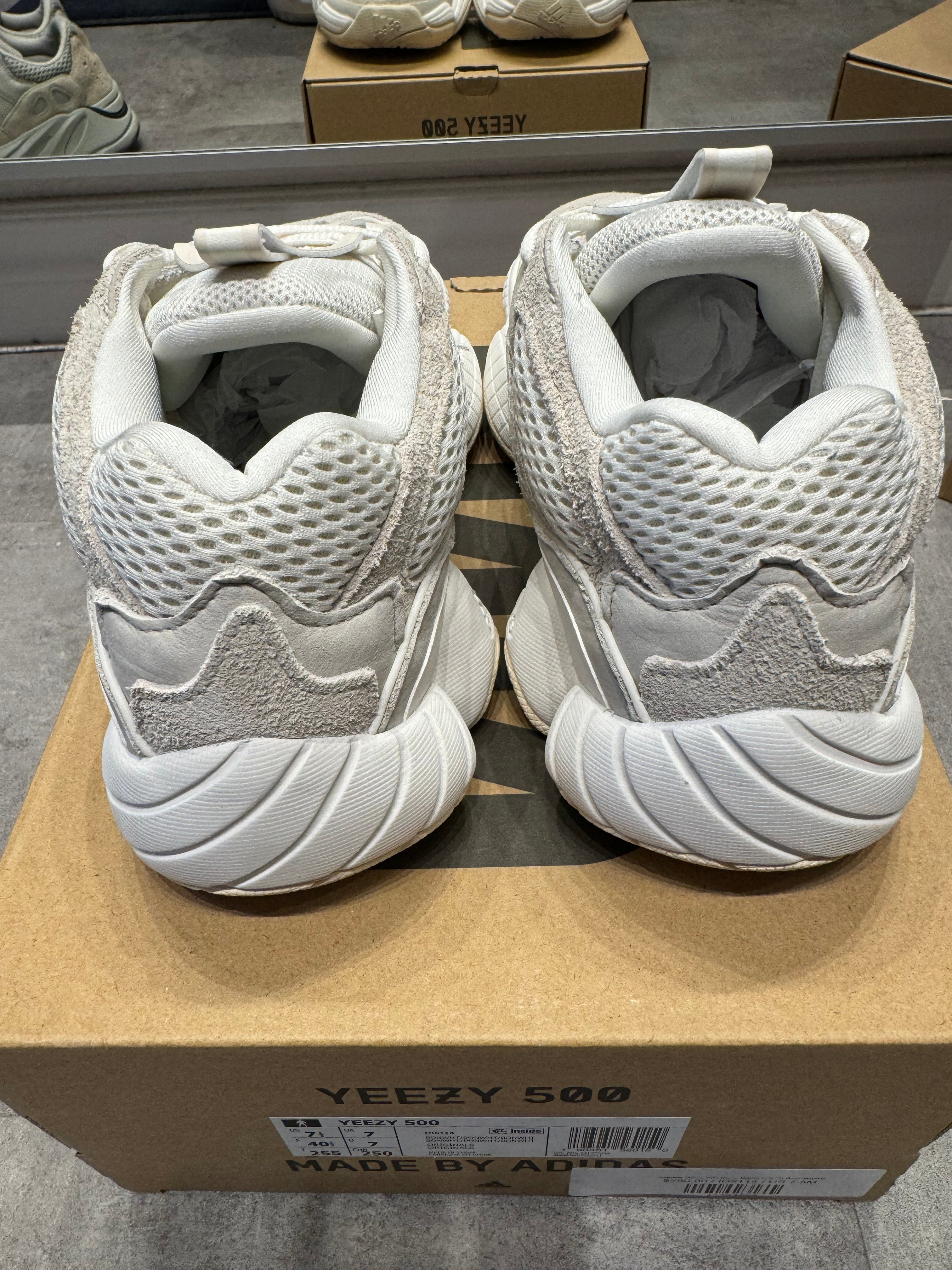 Adidas Yeezy 500 Bone White (2023), pre-owned, US Men's 7.5 – photo 5 of 7