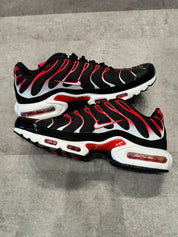 Nike Air Max Plus Black White University Red (Preowned)