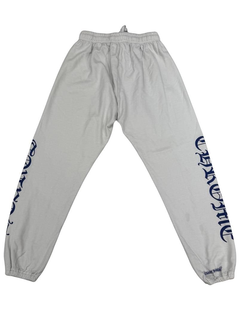 Chrome Hearts Horseshoe Logo Sweatpants White/Blue - Lightly Used Size M