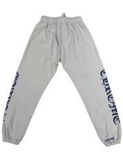 Chrome Hearts Horseshoe Logo Sweatpants White/Blue - Lightly Used Size M