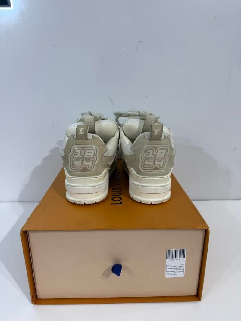 Louis Vuitton LV Skate Sneaker Beige White - Pre-Owned Size 9