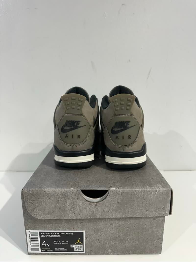 Jordan 4 Retro Cave Stone (GS) - Pre-Owned Size 4Y