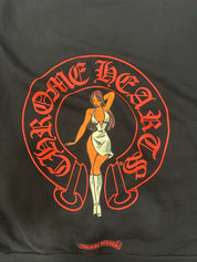 Chrome Hearts Deadly Doll Online Exclusive Hoodie Black/Red - Lightly Pre-Owned Size XL